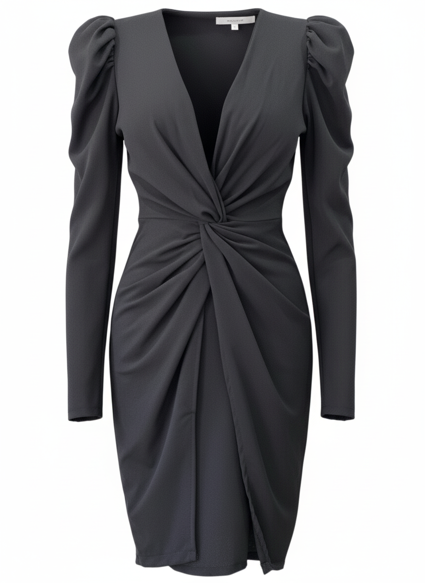 VESTIDO CORTO NEGRO 23117