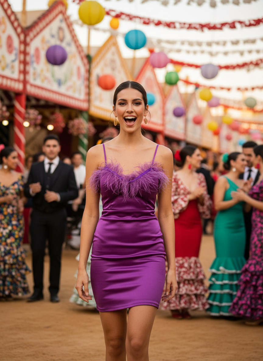 VESTIDO CORTO BUGANVILLA 22256