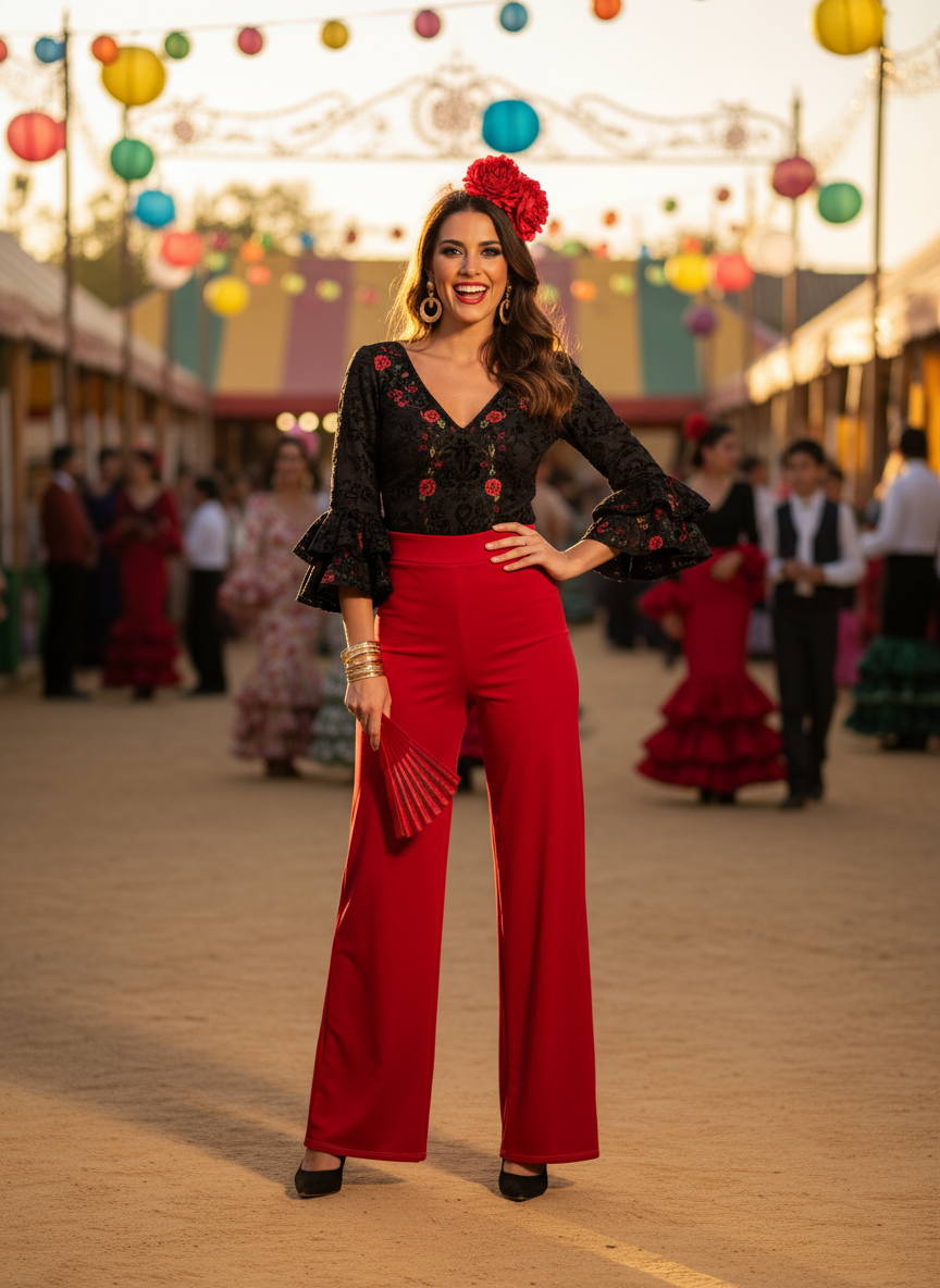 PANTALÓN ELEFANTE ROJO 1496