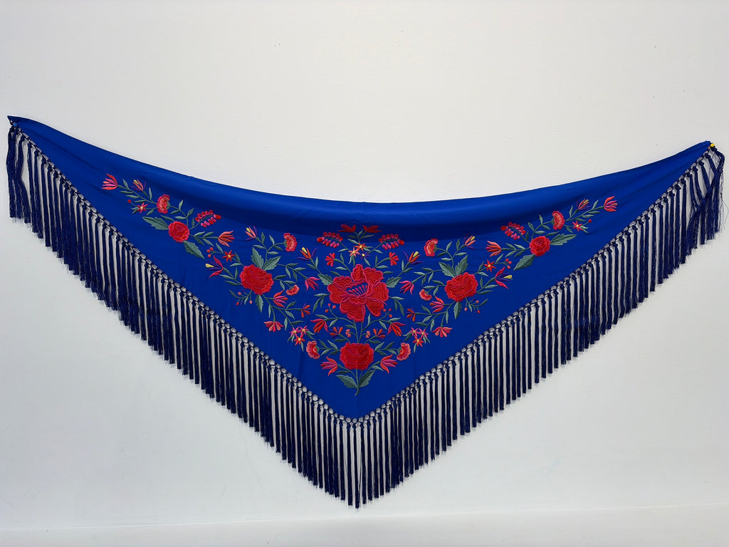 Mantoncillo Triangular 150cm mt2001azulelectrico