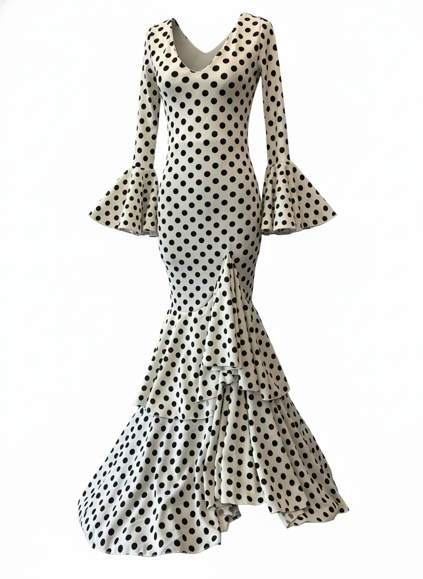 Traje flamenco EMMA WU DESIGN de licra