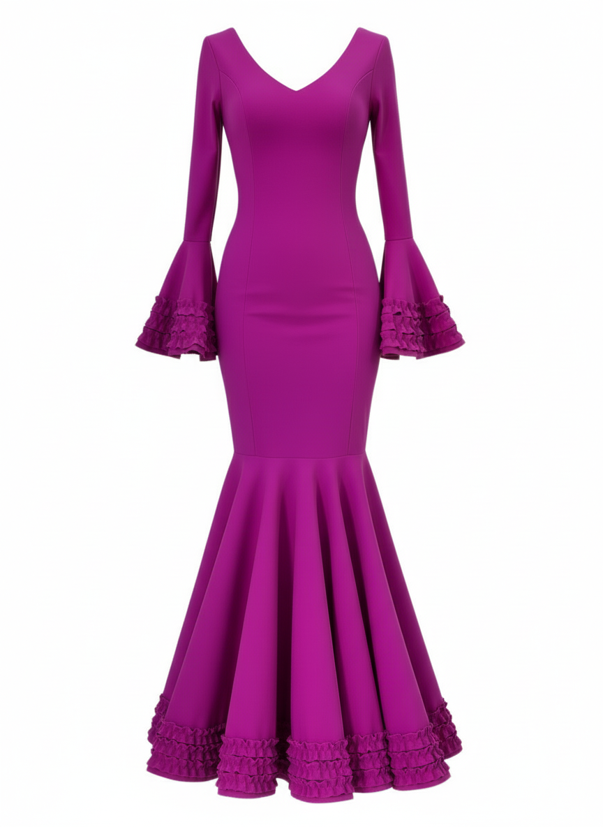 Traje flamenco EMMA WU DESIGN de licra