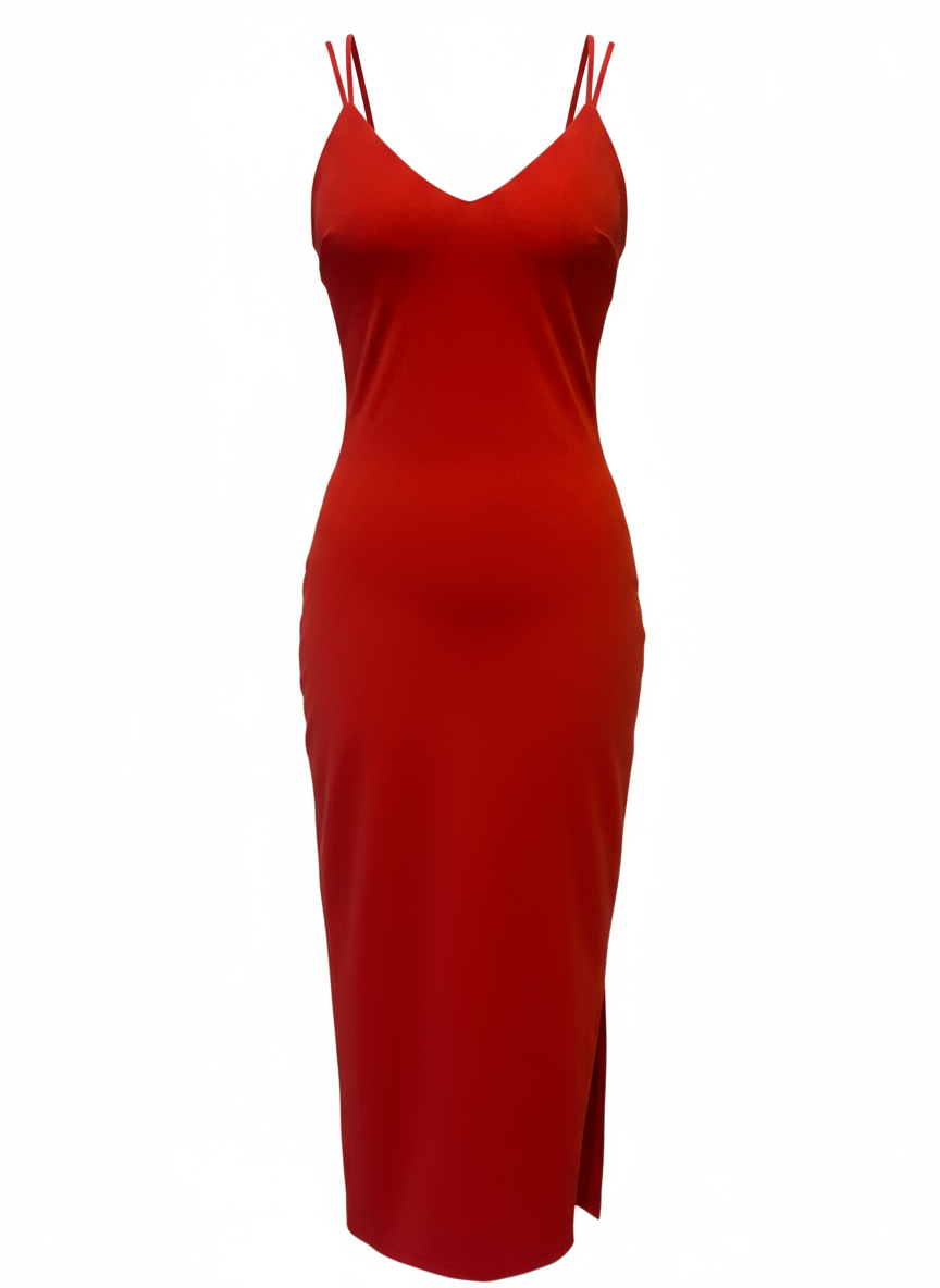 SHORT RED DRESS 21430