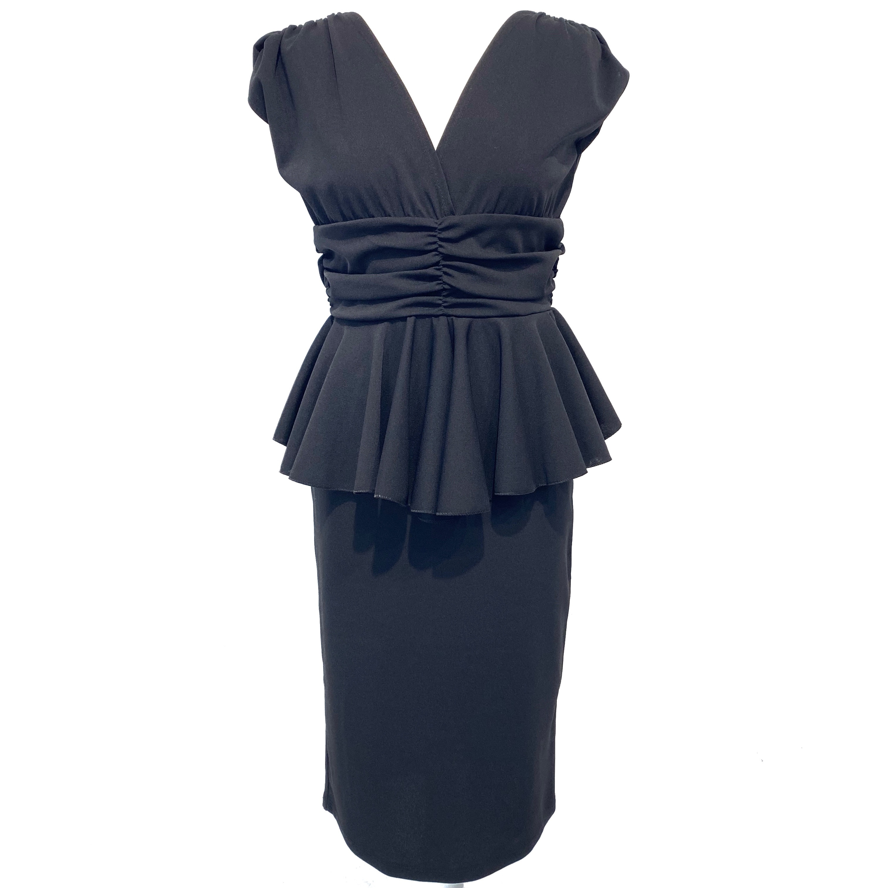 VESTIDO CORTO NEGRO 7232