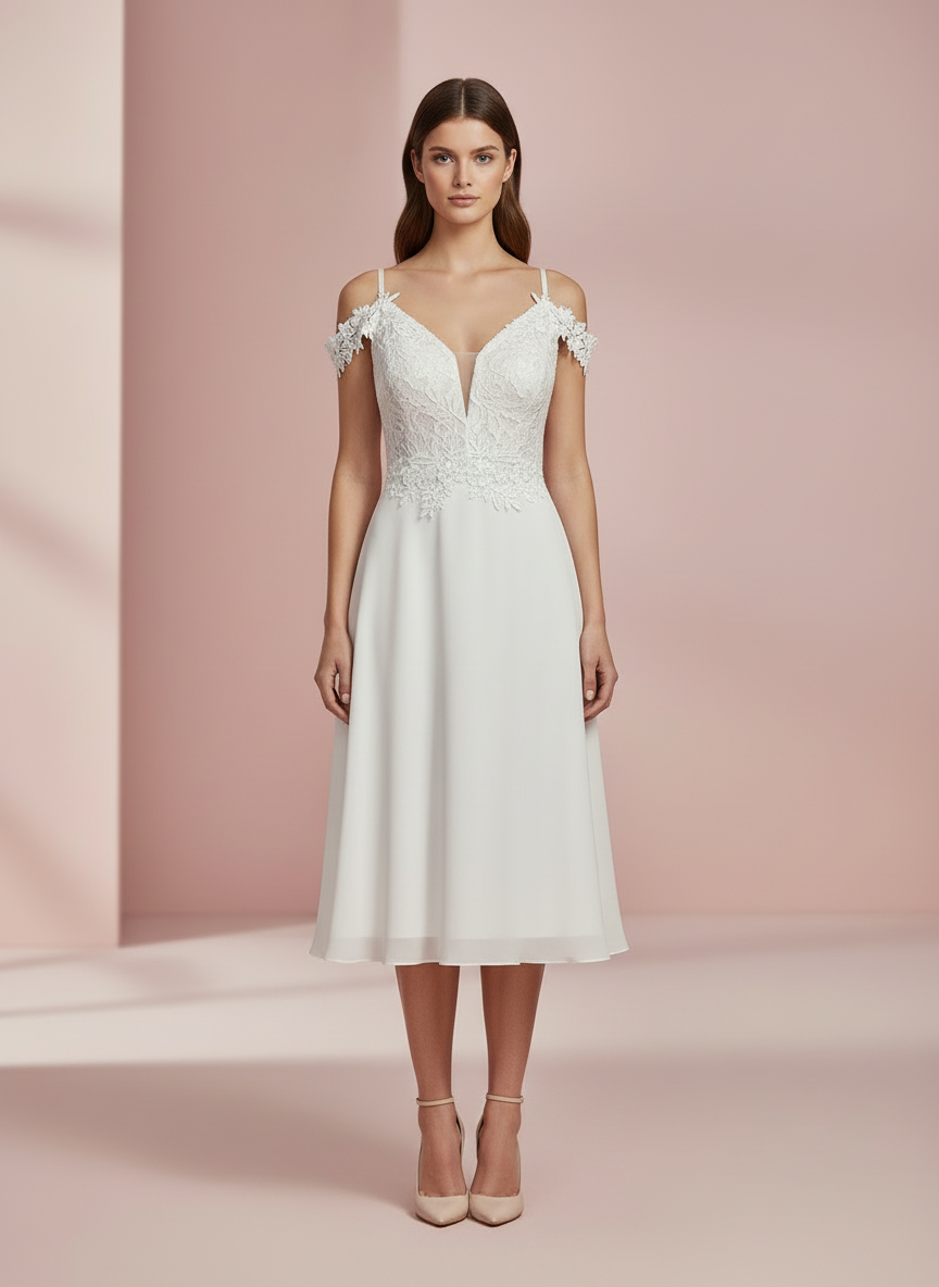 VESTIDO CORTO BLANCO 6331