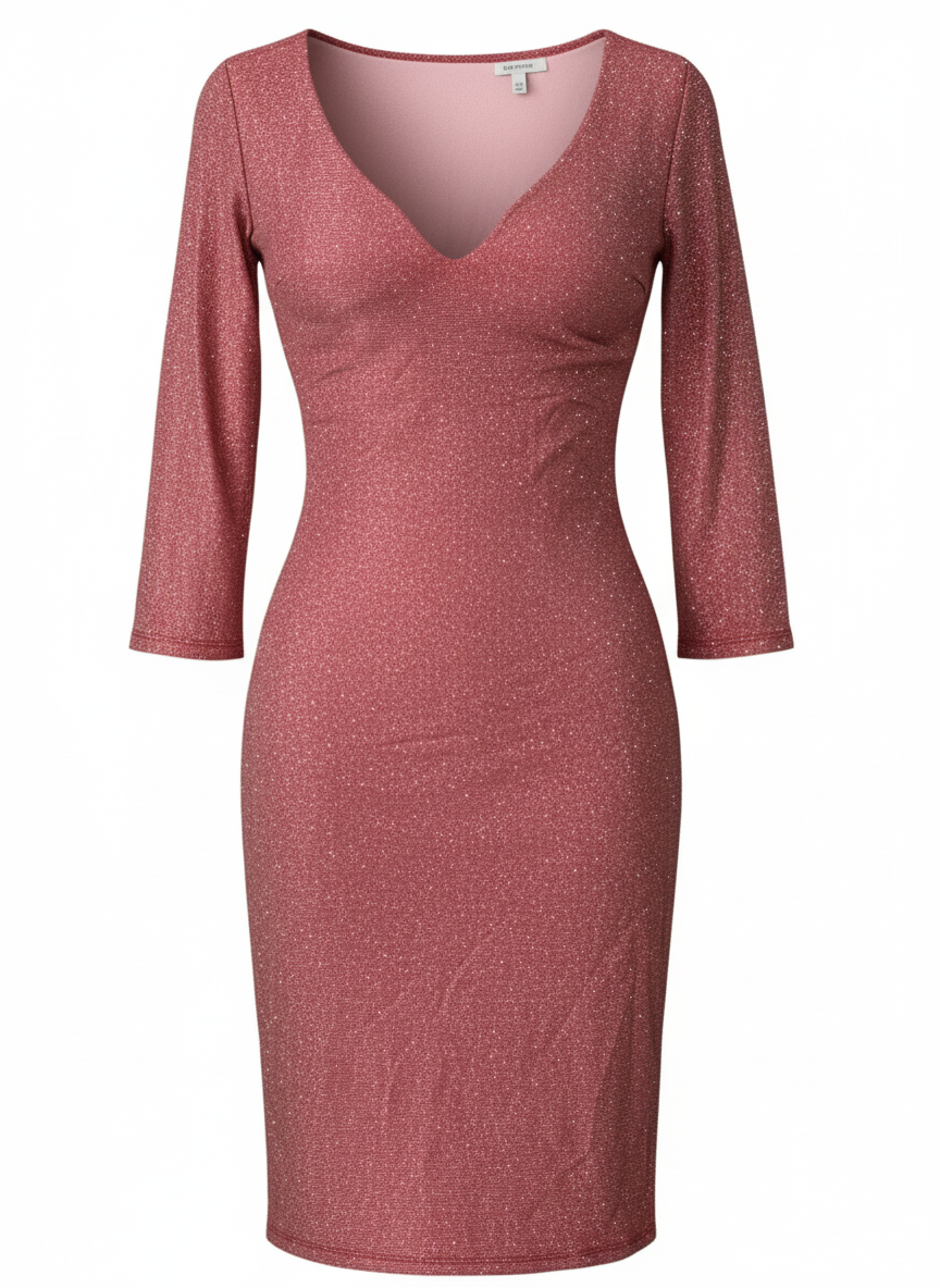 VESTIDO CORTO ROJO 8819