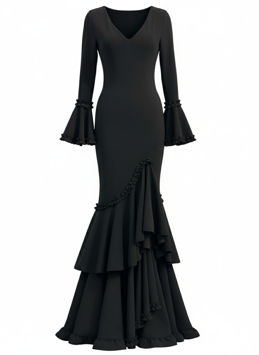 Traje flamenco EMMA WU DESIGN de licra