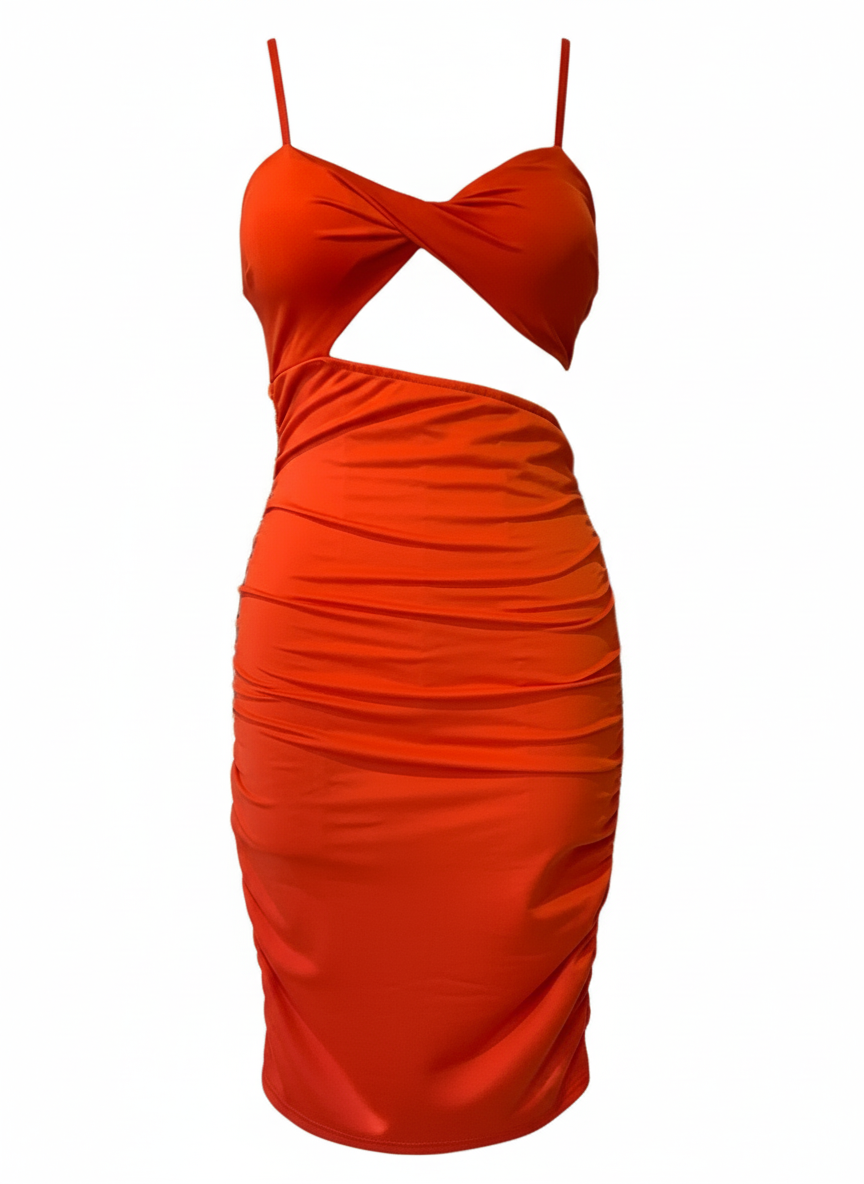 SHORT RED DRESS 50697