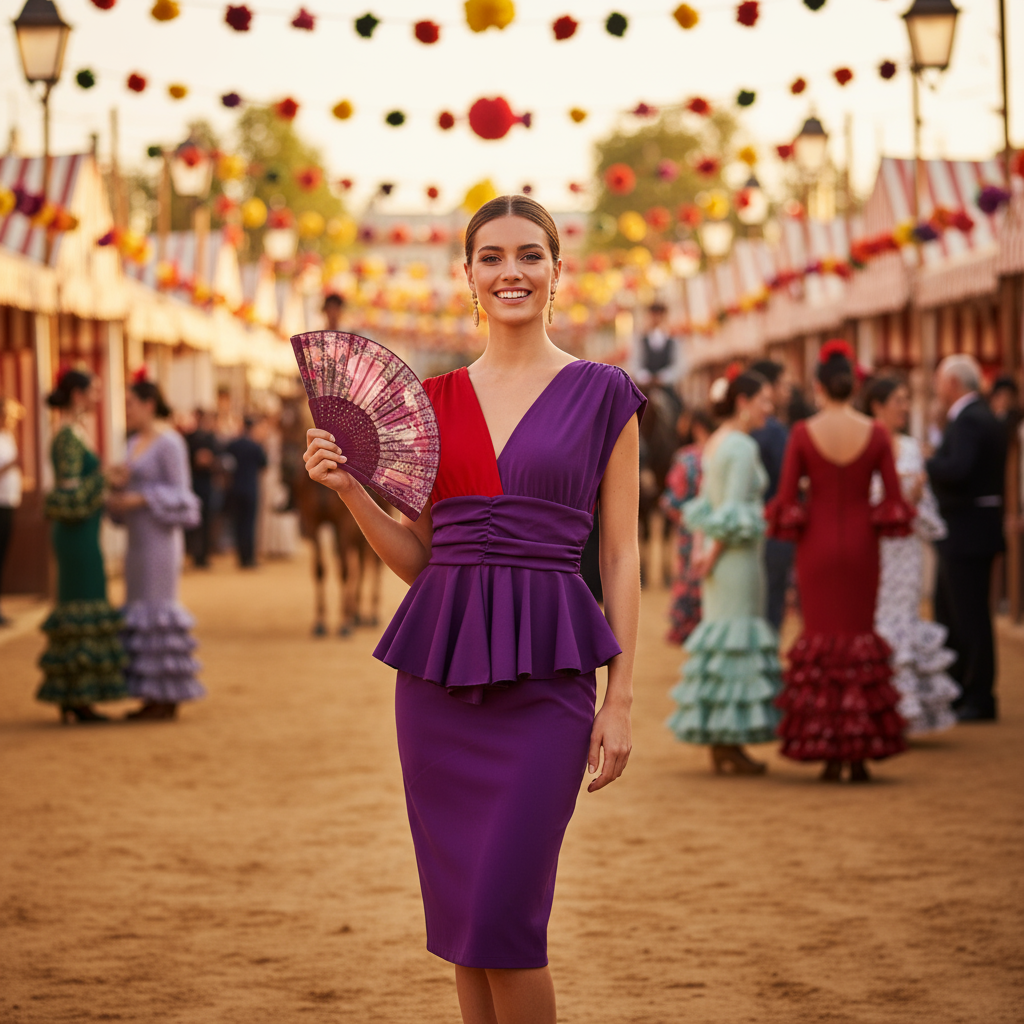 VESTIDO CORTO ROJO 7232