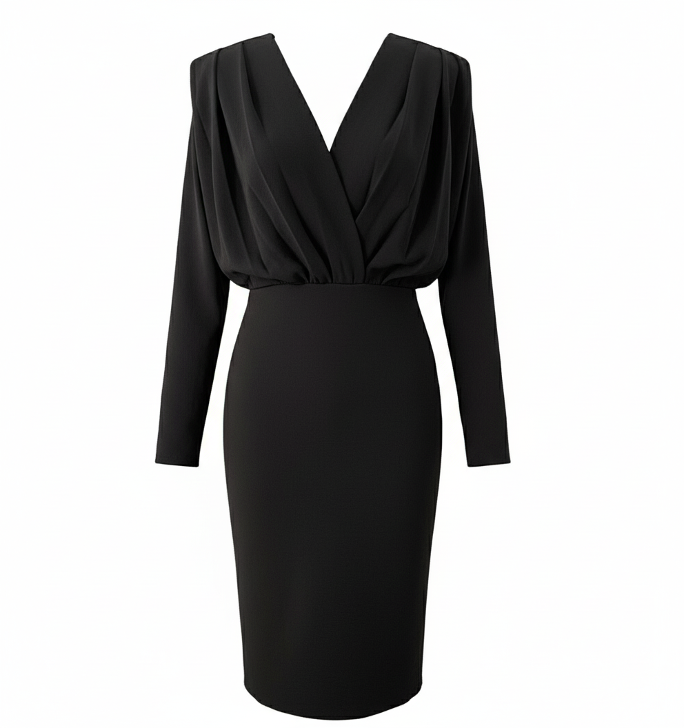 VESTIDO CORTO NEGRO 3817