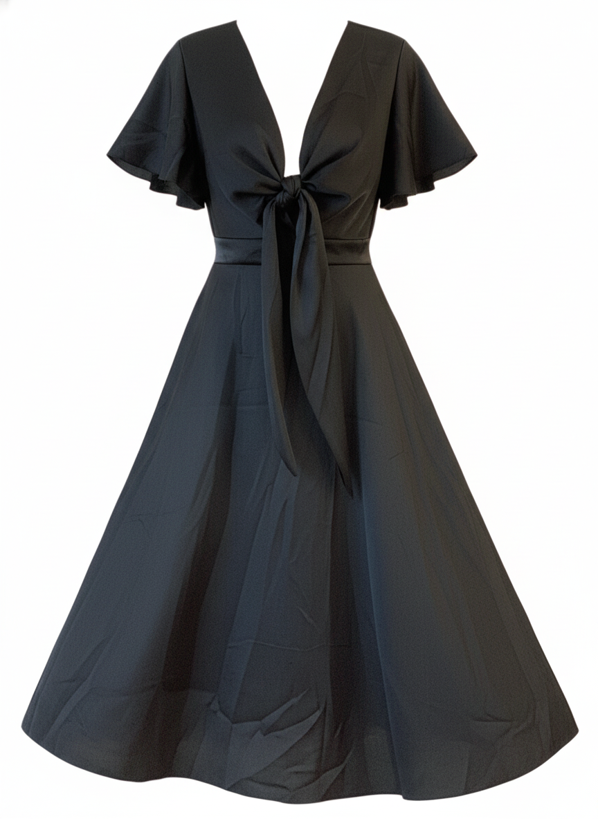 SHORT BLACK DRESS 51022