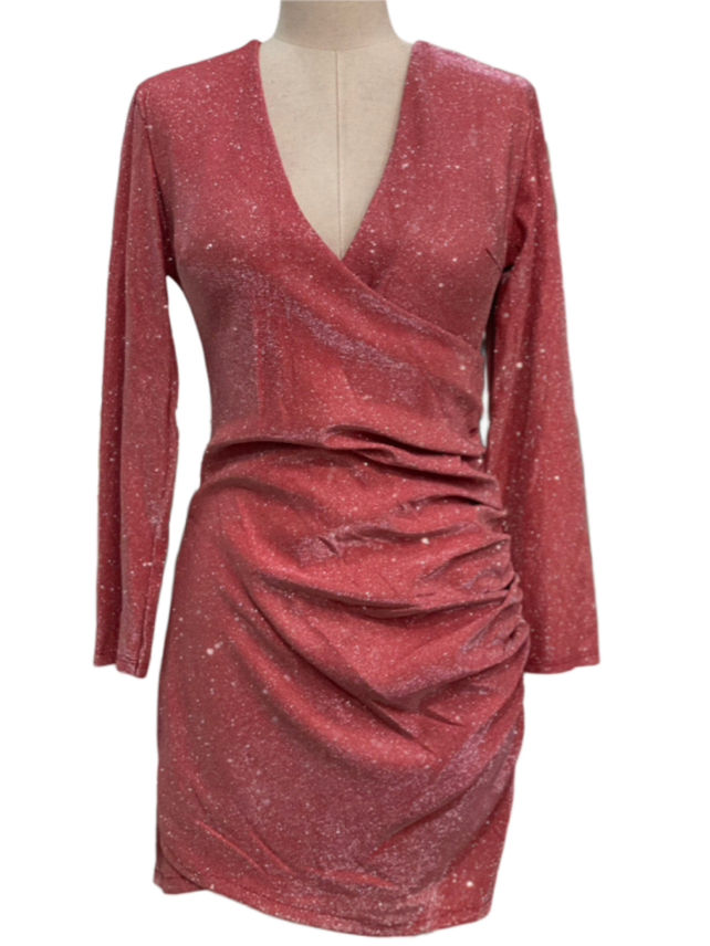 VESTIDO CORTO ROJO 8817