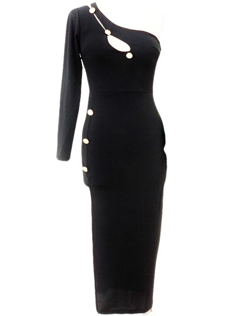 VESTIDO CORTO NEGRO 22023