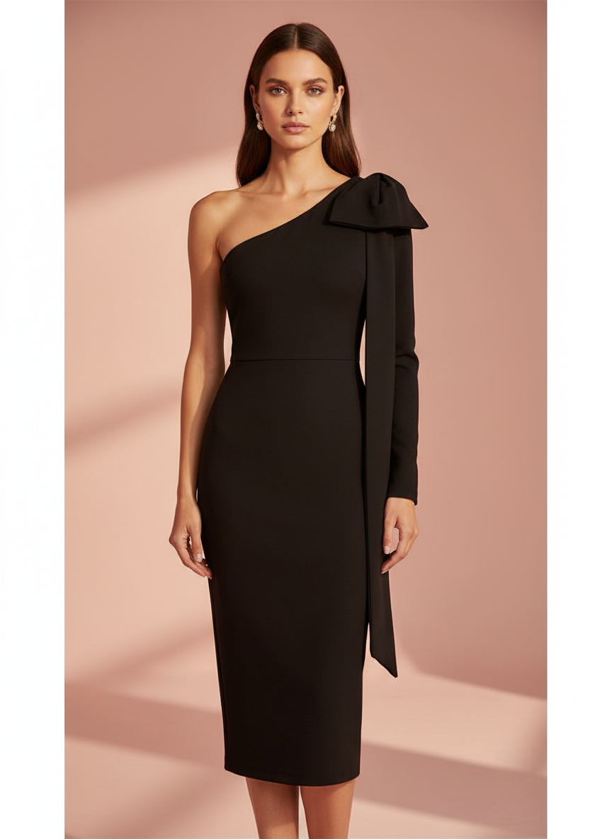 VESTIDO CORTO NEGRO 23118