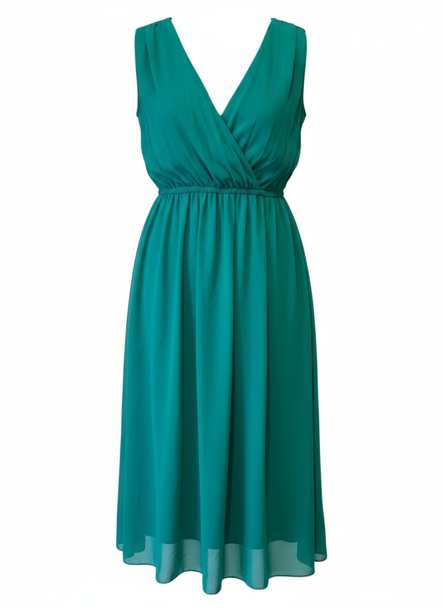 VESTIDO CORTO VERDE LAGO 3873