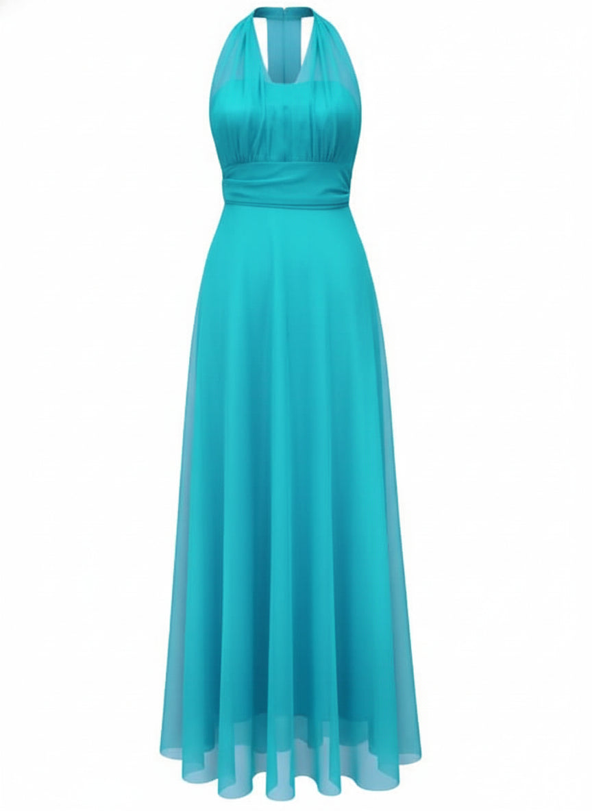 LONG GREEN SURGICAL DRESS 3776