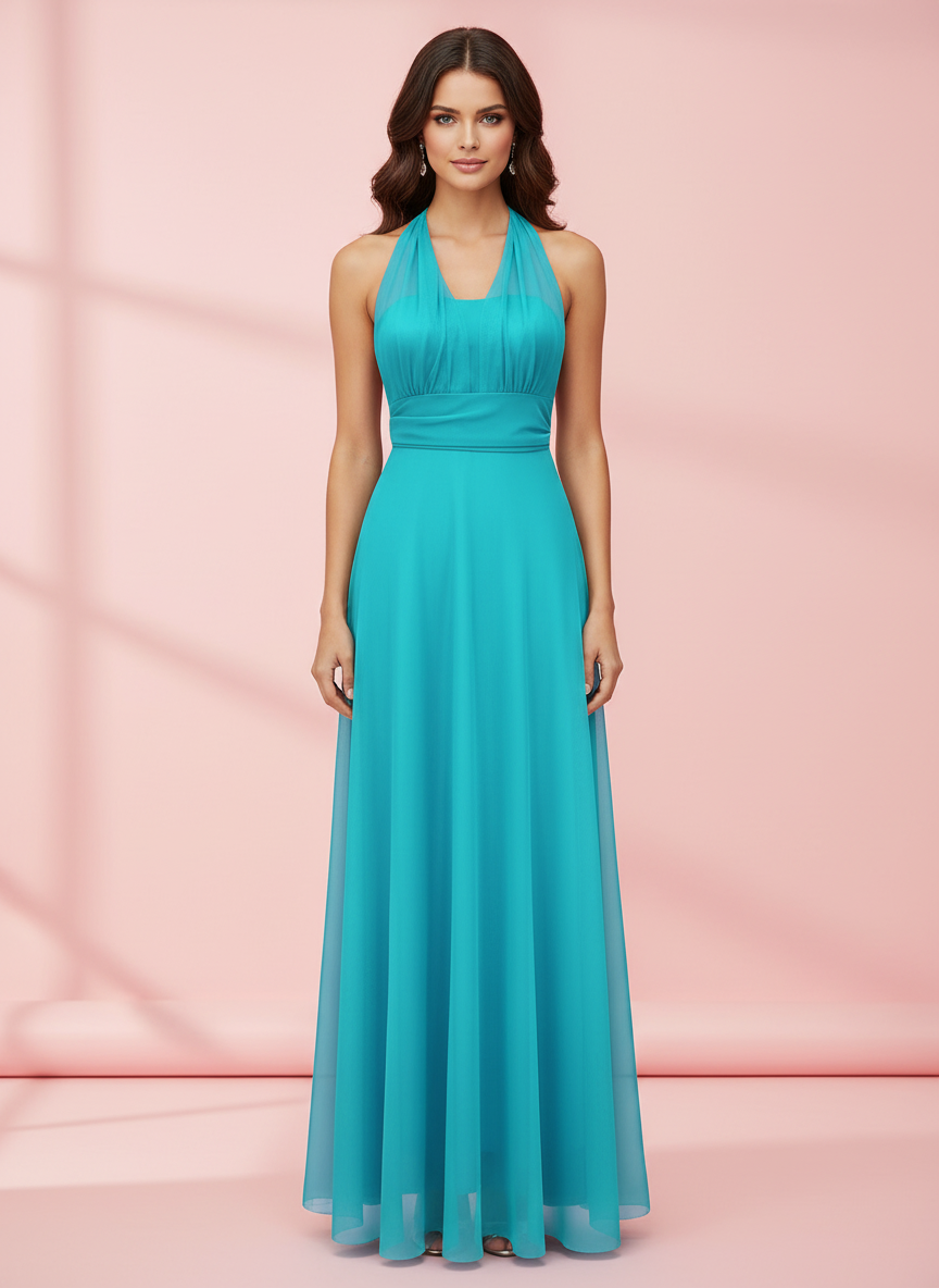 LONG GREEN SURGICAL DRESS 3776