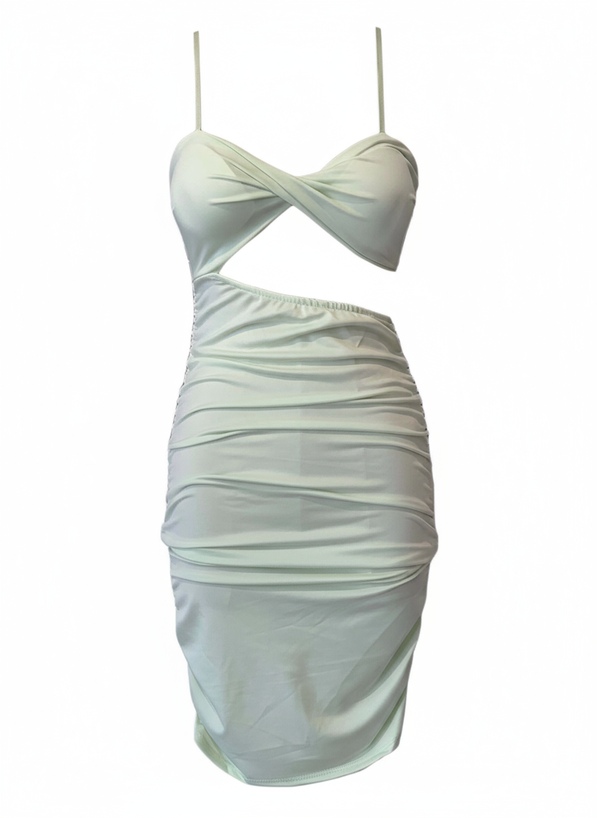 VESTIDO CORTO VERDE LIMA 50697