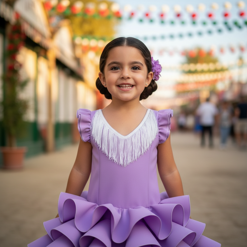 Traje flamenca de niña - B2025