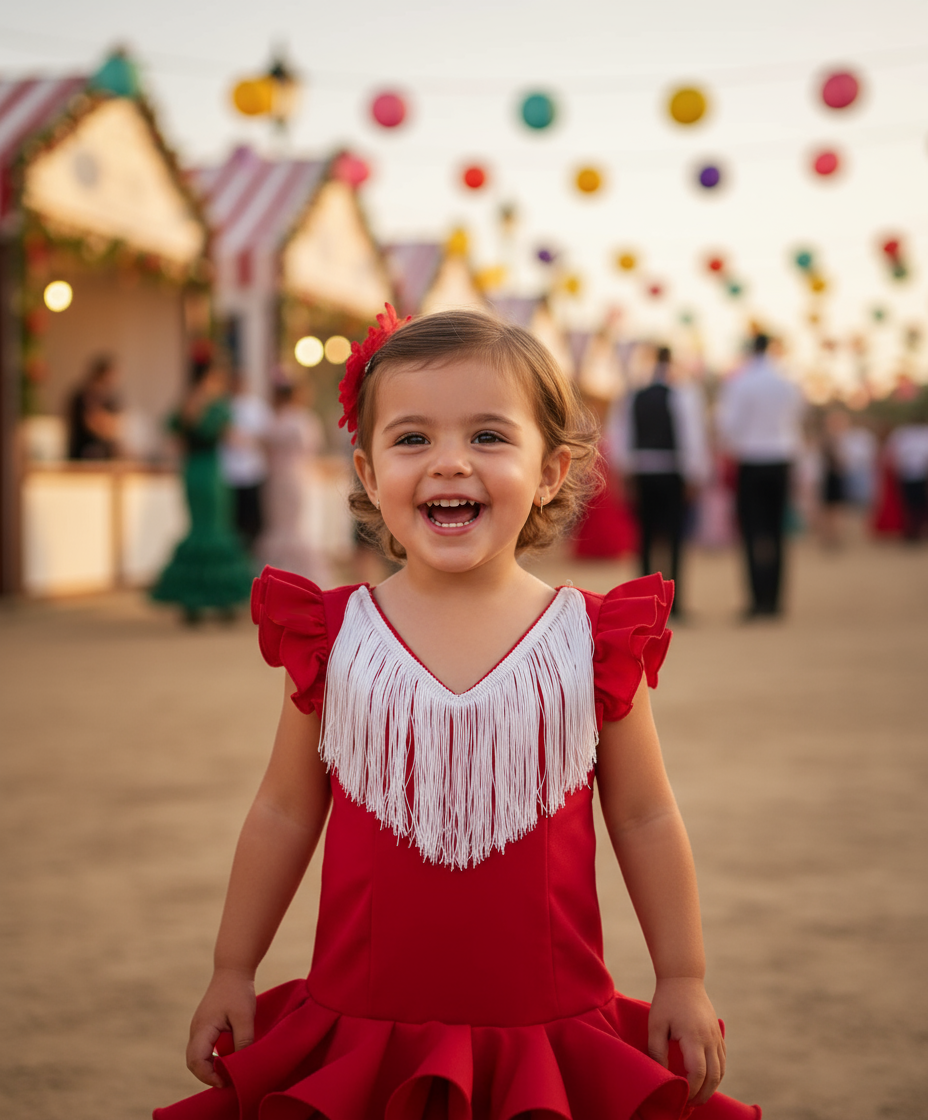 Traje flamenca de niña - B2025
