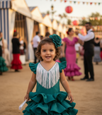 Traje flamenca de niña - B2025