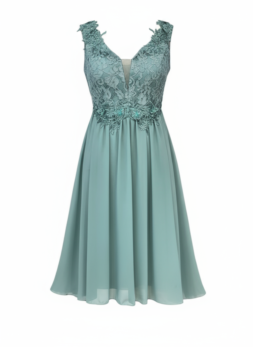 VESTIDO CORTO VERDE QUIRÓFANO 6331