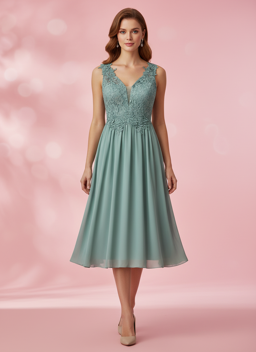 VESTIDO CORTO VERDE QUIRÓFANO 6331