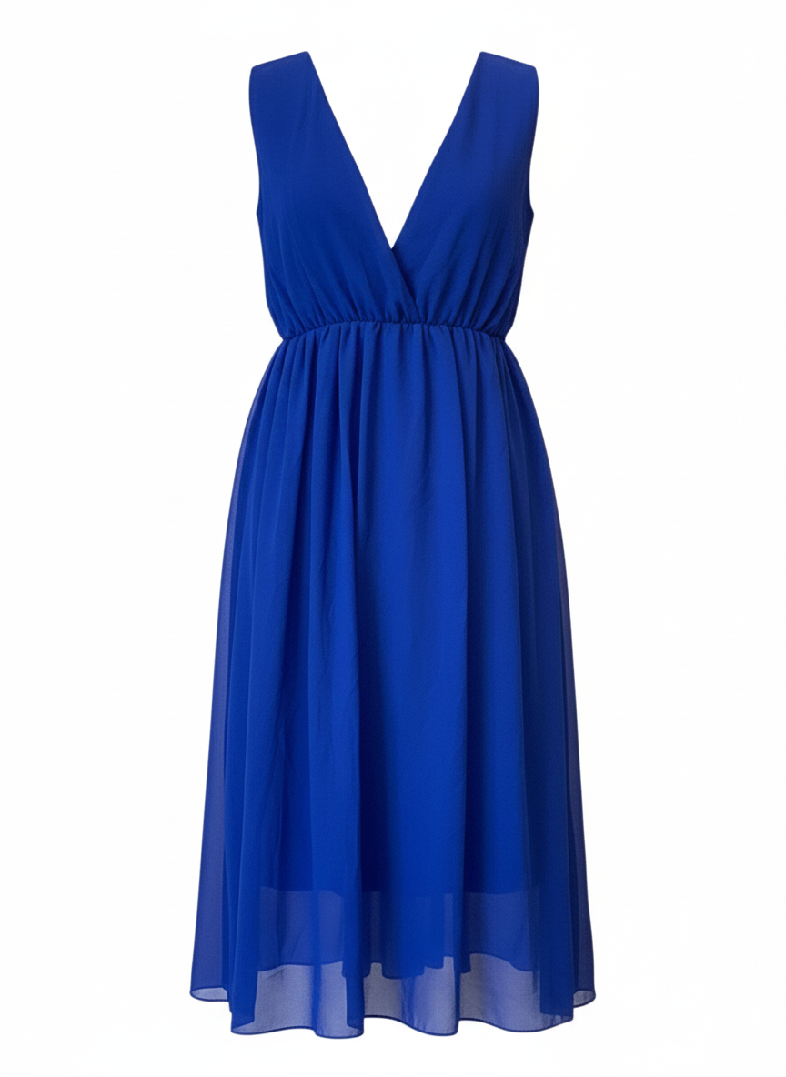 VESTIDO CORTO AZUL 3873
