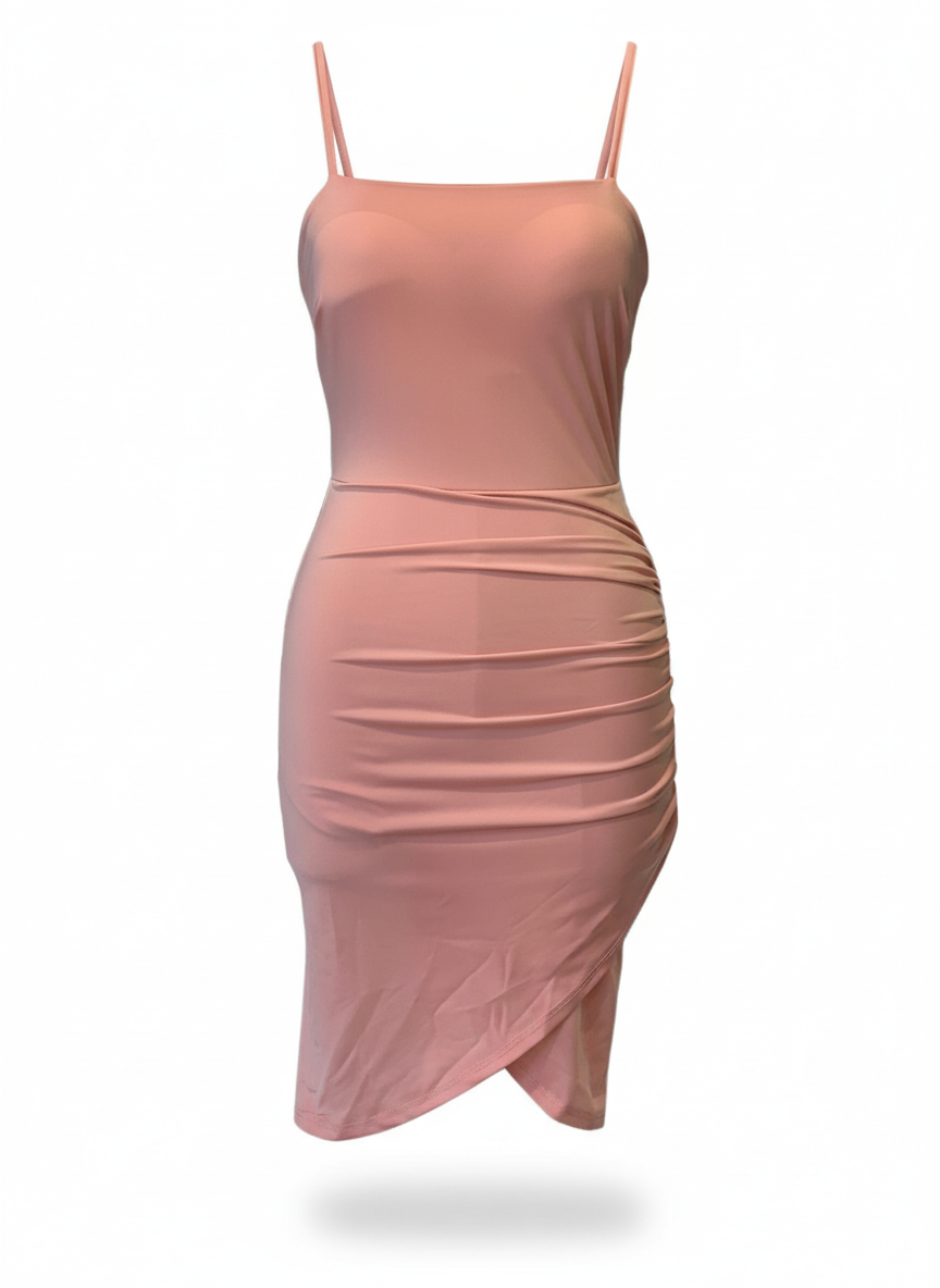 VESTIDO CORTO ROSA NUDE 50689