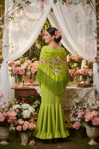 MANTONCILLO DE MUJER VERDE LIMA Ref:MT25-33