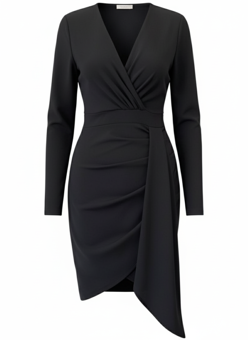 VESTIDO CORTO NEGRO 21306