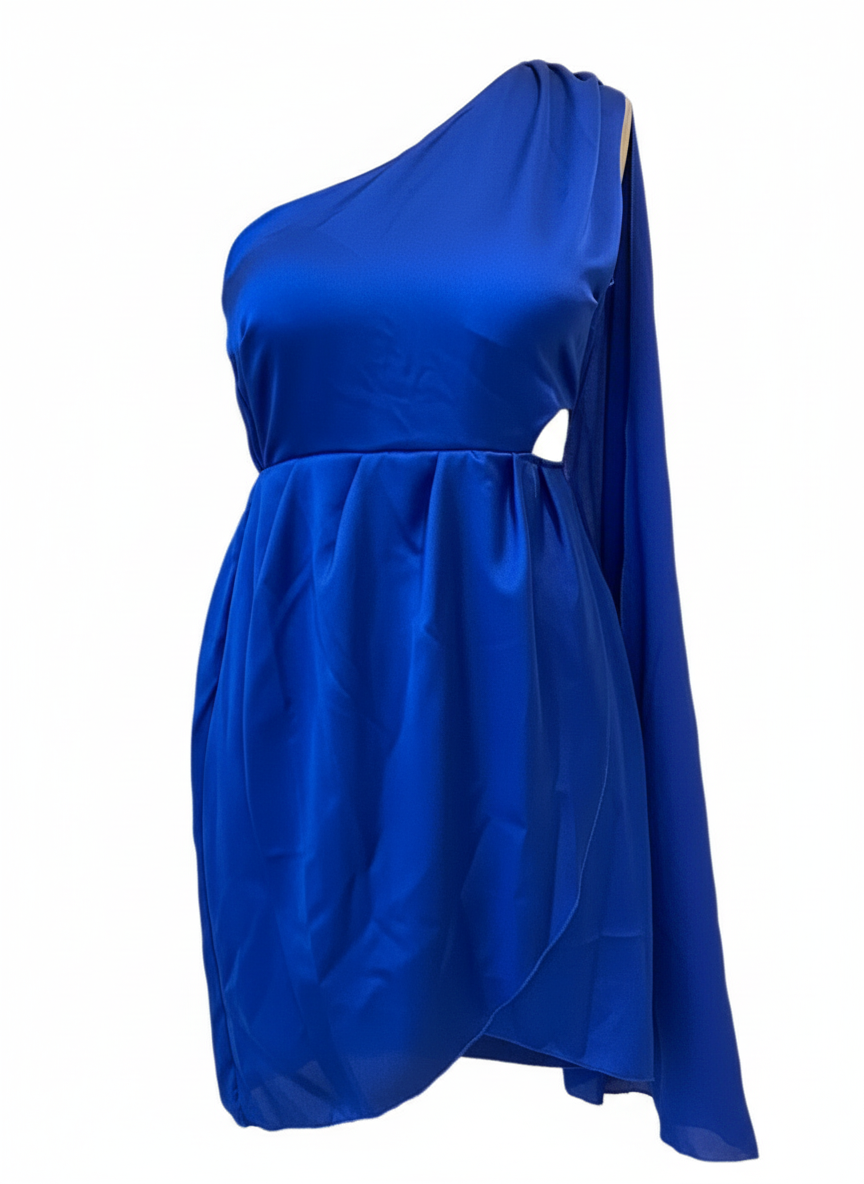 VESTIDO CORTO AZUL ELECTRICO 51134