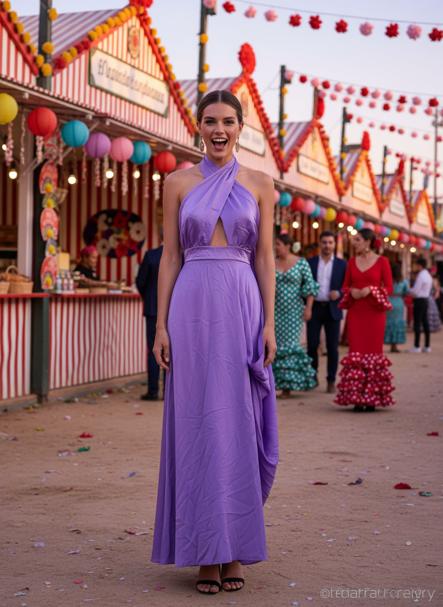 LONG DRESS LILAC MAUVE 50785