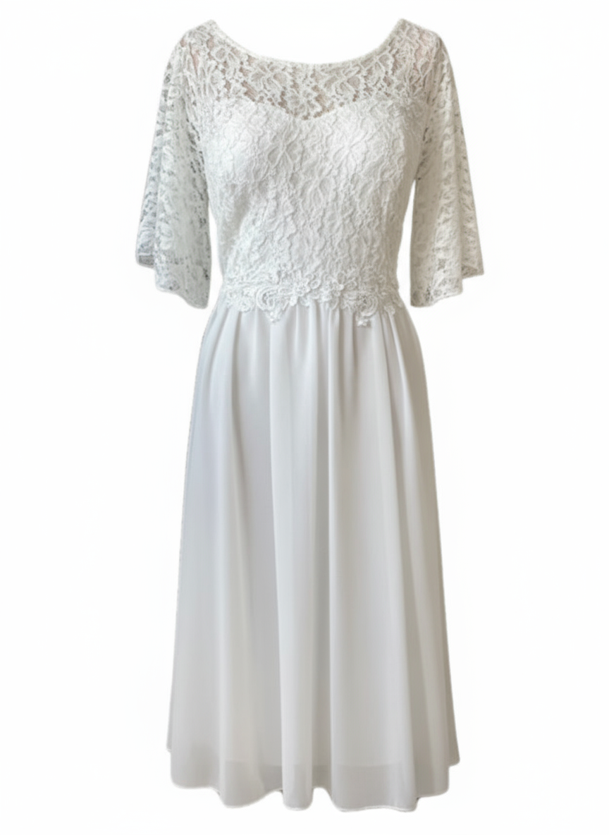 VESTIDO CORTO BLANCO 0625
