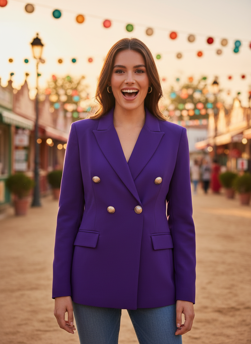 PURPLE JACKET 9056