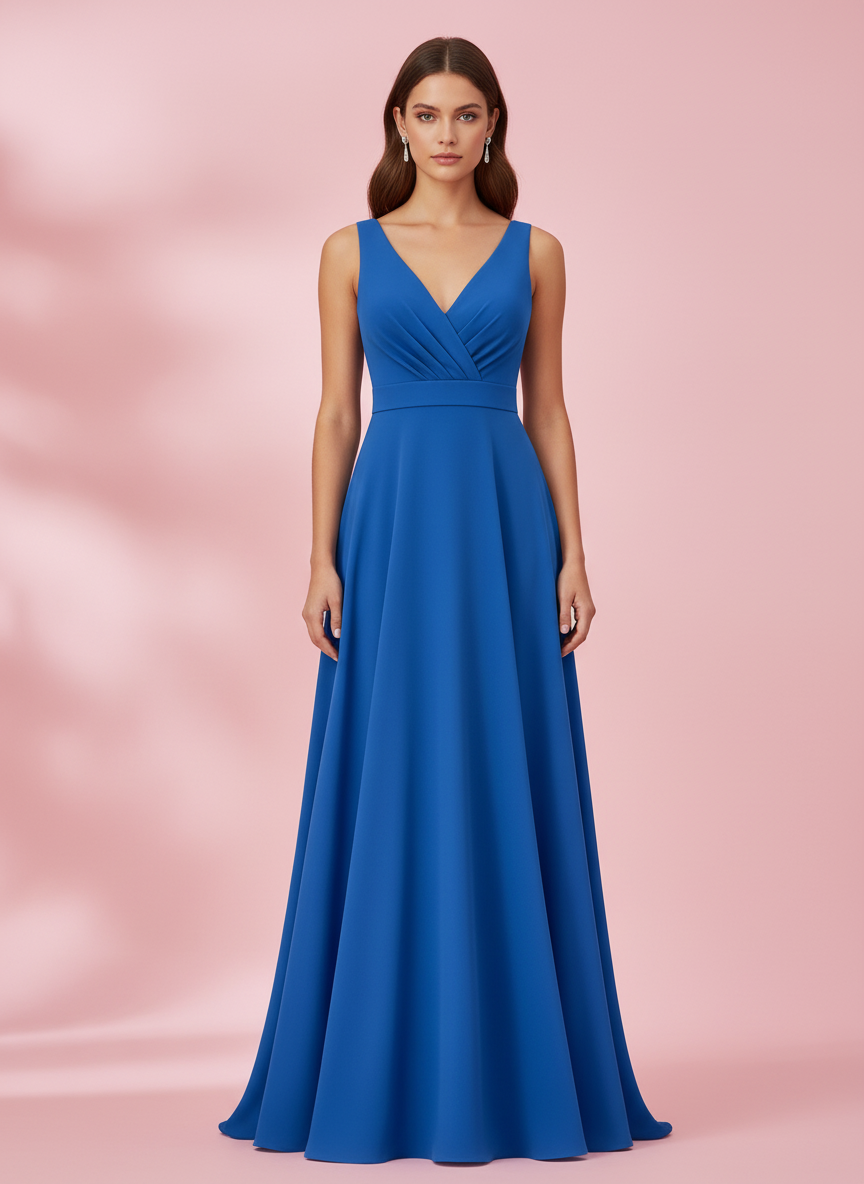 LONG BLUE DRESS 9914