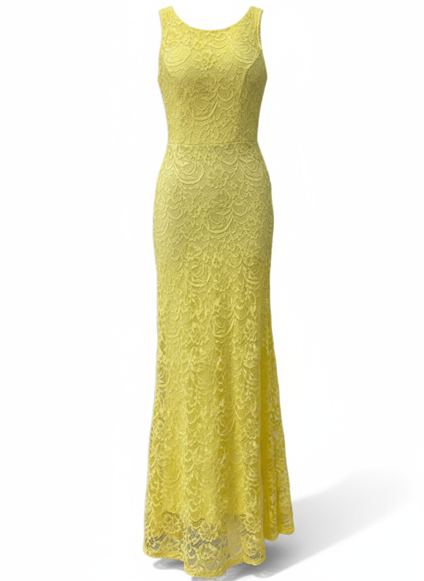 LONG YELLOW DRESS 3951