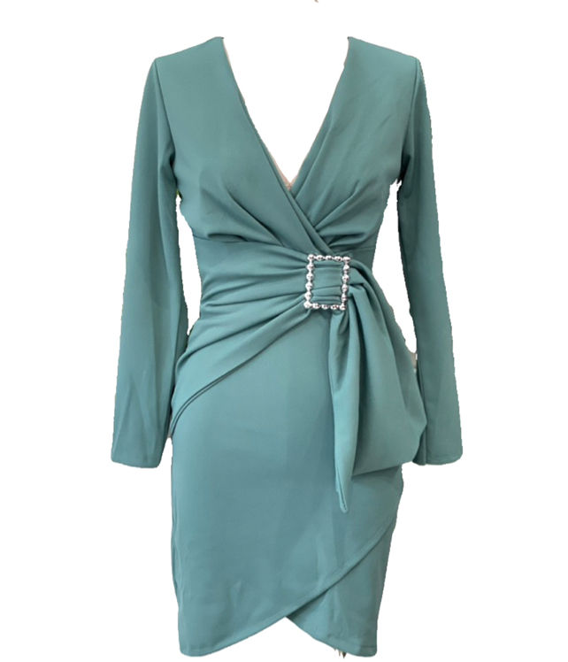 VESTIDO CORTO VERDE QUIRÓFANO 21307