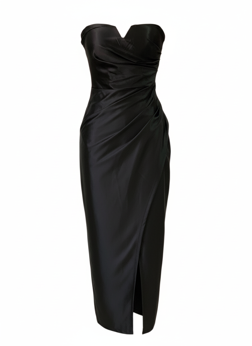 VESTIDO CORTO NEGRO 25028